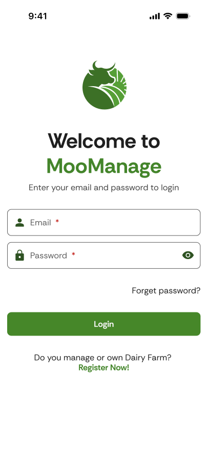 MooManage screen 5